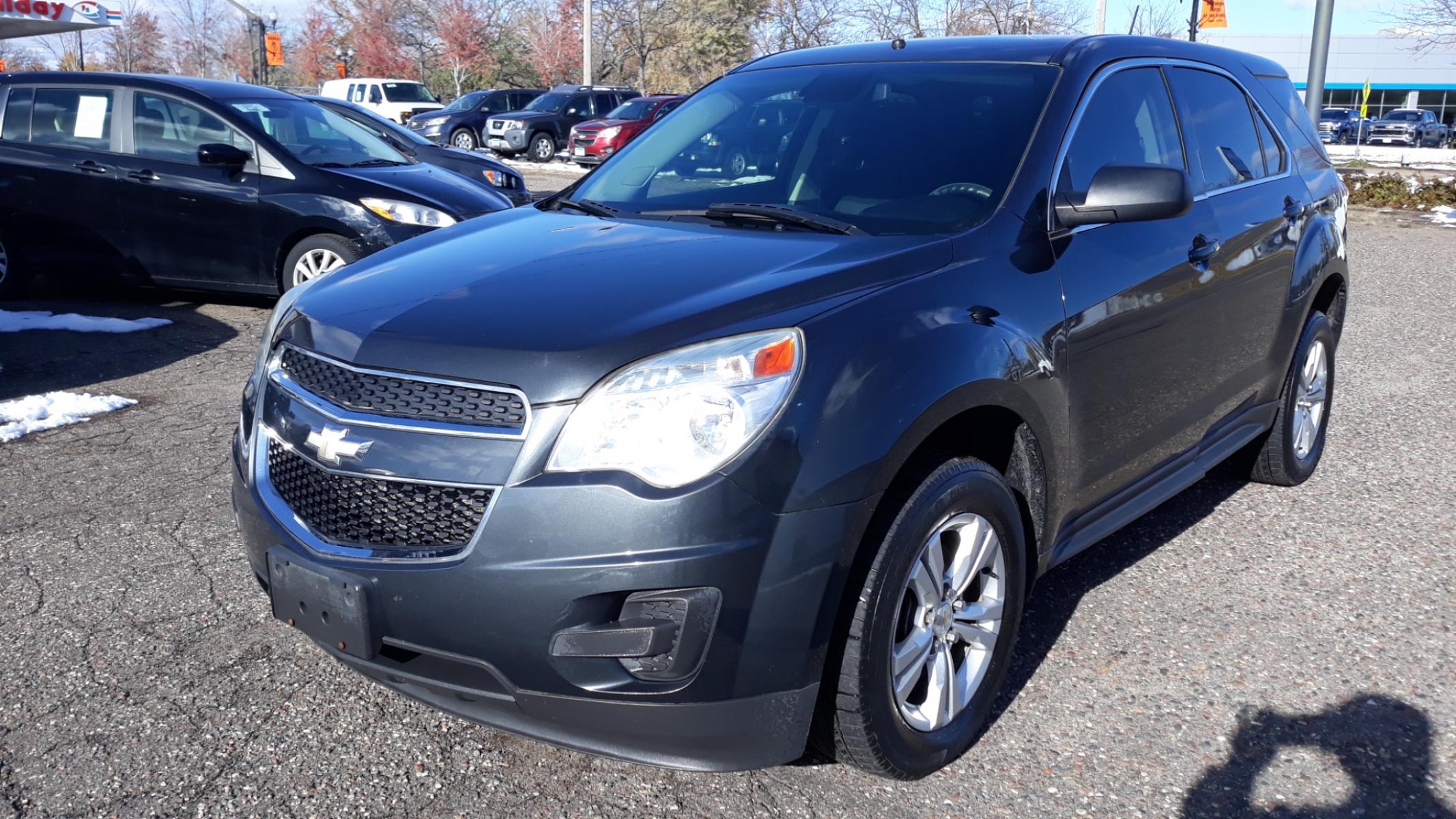 2013 GRAY /GRAY Chevrolet Equinox LS AWD (2GNFLCEK1D6) with an 2.4L L4 DOHC 16V engine, 6-Speed Automatic transmission, located at 434 West Main Street, Anoka, MN, 55303, (763) 576-9696, 45.201759, -93.396706 - Photo #0