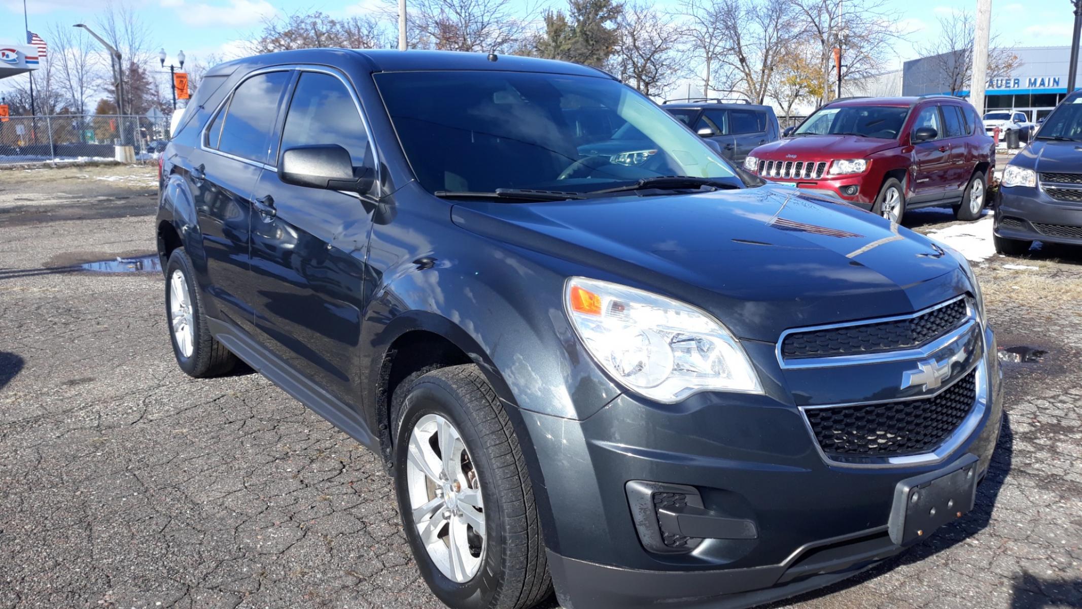2013 GRAY /GRAY Chevrolet Equinox LS AWD (2GNFLCEK1D6) with an 2.4L L4 DOHC 16V engine, 6-Speed Automatic transmission, located at 434 West Main Street, Anoka, MN, 55303, (763) 576-9696, 45.201759, -93.396706 - Photo #2